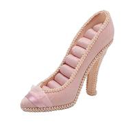 Ringständer, Ringständer, Ringhalterung, Rosa High Heel-Schuhe, Geformter Ringständer, Schmuckständer, Ständer für Ohrsteckerringe