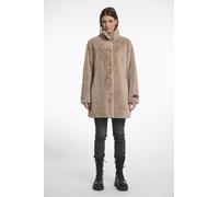 RINO&PELLE Mantel in Felloptik NONNA camel | 44