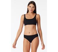 Schiesser Damen Rio Organic Cotton-Pure Rib Slip, schwarz_179883, 36