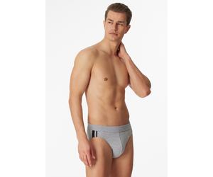 Rio-Slips 3er-Pack Organic Cotton Streifen grau-meliert - 95/5 4