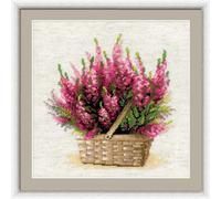 Riolis 1324 ? Scottish Heather ? Kreuzstichpackung, 24,6 x 24,6 cm, Zweigart 14ct. Flachs-Aida, 26 Farben