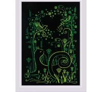 Riolis Blackwork Stickset "Katzen. Frühlingsmelodie", Zählmuster, 21x30cm