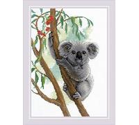 Riolis Kreuzstich Set "Süsser Koala", Zählmuster, 21x30cm