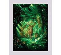 Riolis Kreuzstich Set Waldgeist, Zählmuster, 30x40cm