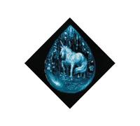 Riolis Kreuzstich Stickpackung "Einhornträne", Zählmuster, 20x20cm