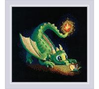 Riolis Kreuzstich Stickpackung "Freche Glitzer", Zählmuster, 20x20cm