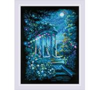 Riolis Kreuzstich Stickpackung "Mondscheinmagie", Zählmuster, 30x40cm