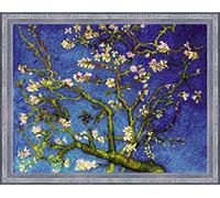 Riolis Stickbild-Set Kreuzstich "Mandelblüte nach V. Van Goghs Gemälde", Zählmuster
