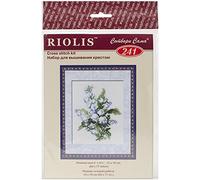 Riolis Stickbild-Set, Motiv Lily of the Valley (Lilien), Zählmuster