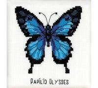 Riolis Stickbildset Kreuzstich "Odysseus Schmetterling", Zählmuster