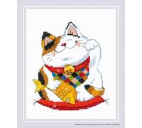 Riolis Stickbildset Kreuzstich "Viel Glück", Zählmuster