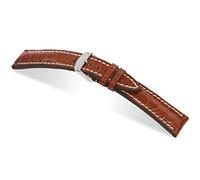 RIOS1931 Herren Uhrenarmband Ambassador Mod. 250 Echt Alligatorenleder Breite 18 mm Länge 114/82 mm Farbe Cognac