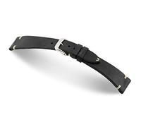 RIOS1931 Herren Uhrenarmband Bedford Mod. 159 Echt Vintageleder Breite 19 mm Länge 114/82 mm Farbe schwarz