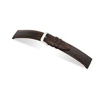 RIOS1931 Herren Uhrenarmband Brazil Mod. 70 Krokodilnarbung geprägt Breite 19 mm Länge 114/82 mm Farbe Mokka