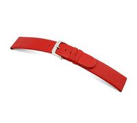 RIOS1931 Herren Uhrenarmband Classic Mod. 34 Echt Rindsleder Breite 18 mm Länge 114/82 mm Farbe rot
