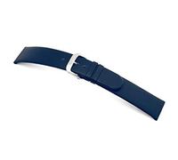 RIOS1931 Herren Uhrenarmband Classic Mod. 34 Echt Rindsleder Breite 20 mm Länge 114/82 mm Farbe ozeanblau