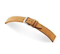 RIOS1931 Herren Uhrenarmband Franklin Mod. 152 Echt Velourleder Breite 22 mm Länge 114/82 mm Farbe Cognac