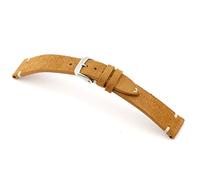 RIOS1931 Herren Uhrenarmband Hudson Mod. 155 Echt Velourleder Breite 19 mm Länge 114/82 mm Farbe Cognac