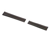 RIOS1931 Herren Uhrenarmband Pilot Mod. 311 Echt Juchtenleder Breite 22 mm Länge 110/90 mm Farbe Mokka