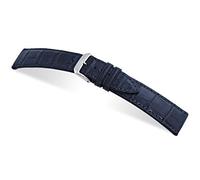 RIOS1931 Herren Uhrenarmband Senator Mod. 272 Echt Alligatorenleder Breite 18 mm Länge 114/82 mm Farbe ozeanblau