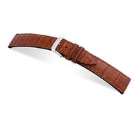 RIOS1931 Herren Uhrenarmband Senator Mod. 272 Echt Alligatorenleder Breite 20 mm Länge 114/82 mm Farbe Cognac