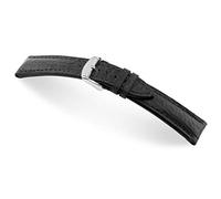 RIOS1931 Herren Uhrenarmband Superior Mod. 252 Echt Alligatorenleder Breite 18 mm Länge 114/82 mm Farbe schwarz