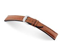 RIOS1931 Herren Uhrenarmband Superior Mod. 252 Echt Alligatorenleder Breite 20 mm Länge 114/82 mm Farbe Cognac