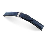 RIOS1931 Herren Uhrenarmband Superior Mod. 252 Echt Alligatorenleder Breite 22 mm Länge 114/82 mm Farbe ozeanblau