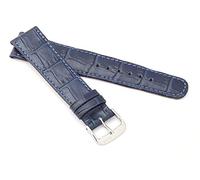 RIOS1931 Unisex Uhrenarmband Alligator Style Modell Argentina 22 mm Marineblau