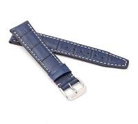 RIOS1931 Unisex Uhrenarmband Alligator Style Modell Boston 18 mm Marineblau