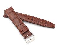 RIOS1931 Unisex Uhrenarmband Alligator Style Modell Dallas 22 mm Mahagoni