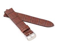 RIOS1931 Unisex Uhrenarmband Alligator Style Modell Miami 16 mm Mahagoni