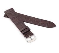 RIOS1931 Unisex Uhrenarmband Alligator Style Modell Miami 16 mm Mokka