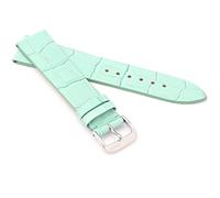 RIOS1931 Unisex Uhrenarmband Alligator Style Modell Miami 18 mm Türkis