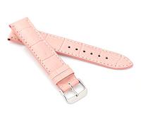 RIOS1931 Unisex Uhrenarmband Alligator Style Modell New Orleans 22 mm Rosa