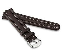 RIOS1931 Unisex Uhrenarmband Kalbsleder Modell Maranello 22 mm Mokka