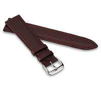 RIOS1931 Unisex Uhrenarmband Kalbsleder Modell Toscana 24 mm Bordeaux
