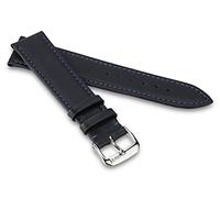 RIOS1931 Unisex Uhrenarmband Kalbsleder Modell Toscana 24 mm Ozeanblau