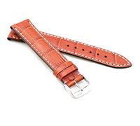 RIOS1931 XL Herren Uhrenarmband Alligator Style Modell New Orleans 18 mm Cognac