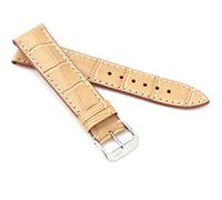 RIOS1931 XL Herren Uhrenarmband Alligator Style Modell New Orleans 18 mm Sand