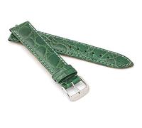 RIOS1931 XL Herren Uhrenarmband Krokodil Style Modell Brazil 22 mm Apfelgrün