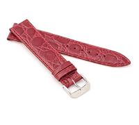 RIOS1931 XL Herren Uhrenarmband Krokodil Style Modell Brazil 22 mm Bordeaux