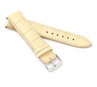 RIOS1931 XS Damen Uhrenarmband Alligator Style Modell Louisiana 18 mm Sand