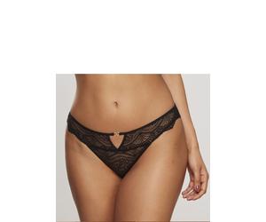 Rioslip LASCANA "Eleonora", Damen, Gr. 44/46, schwarz, Microfaser, Obermaterial: 90% Polyamid, 10% Elasthan, körpernah, Unterhosen, mit verführerischen Cut-outs (81848835-44) schwarz