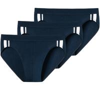 Rioslip SCHIESSER "95/5", Herren, Gr. 5M, blau (803, dunkelblau), Single Jersey, Obermaterial: 95% Baumwolle, 5% Elasthan, unifarben, eng, Unterhosen, mit softem, tonalem Bund (43288734-5) 803, dunkel