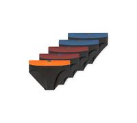 Rioslip SCHIESSER "95/5 Multipacks", Herren, Gr. 4, bunt (926, sonstiges), Single Jersey, Obermaterial: 95% Baumwolle, 5% Elasthan, körpernah, Unterhosen, ohne Eingriff, Logobund (59769649-4) 926, son