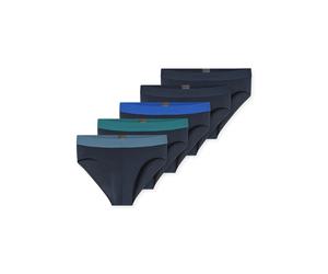 Rioslip SCHIESSER "95/5 Multipacks", Herren, Gr. 5, 928, sonstiges, Single Jersey, Obermaterial: 95% Baumwolle, 5% Elasthan, körpernah, Unterhosen, ohne Eingriff, Logobund (31930632-5) 928, sonstiges