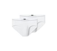 Schiesser Herren Rio-Slip 2er-Pack Cotton Flex Weiß Größe 6
