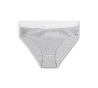 Sanetta Mädchen Rioslip Multipack - Slip, Unterhose, Streifen Beige/Dunkelblau 140 2er Pack (2x1P)