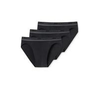 UNCOVER by SCHIESSER Herren Slip 3er Pack - Rio Slip, Serie "Uncover", Logobund Schwarz XL